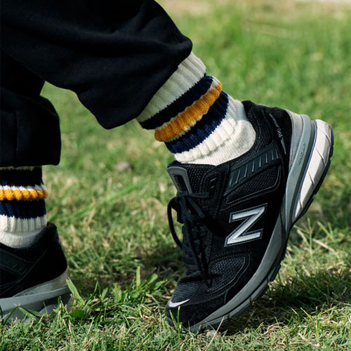 ロトト ROTOTO COARSE RIBBED OLDSCHOOL CREW SOCKS　R1255