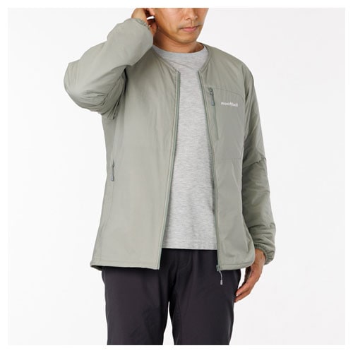 EXライト サーマラップ Vネックジャケット Men's（メンズ）モンベル mont-bell 1101727