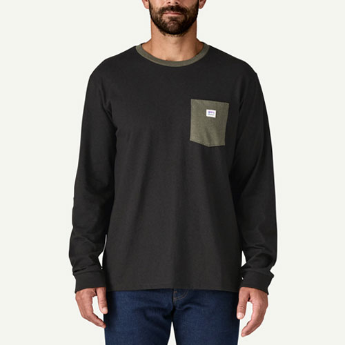 パタゴニア Patagonia メンズ・ロングスリーブ・ショップ・ステッカー