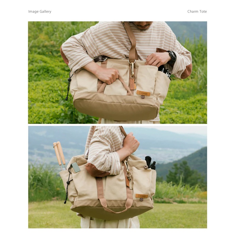 スモアS'more 【 Charm Tote 】チャームトート 日常でも使えるマルチトート SMOCHMBAGATOTE