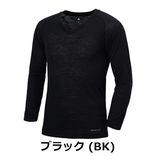 スーパーメリノウール L.W.Vネックシャツ Men's（メンズ） モンベル