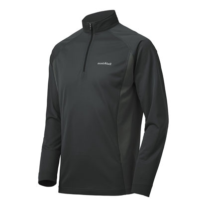 うんまる モンベル mont-bell クール ロングスリーブジップシャツ Men's 1114631