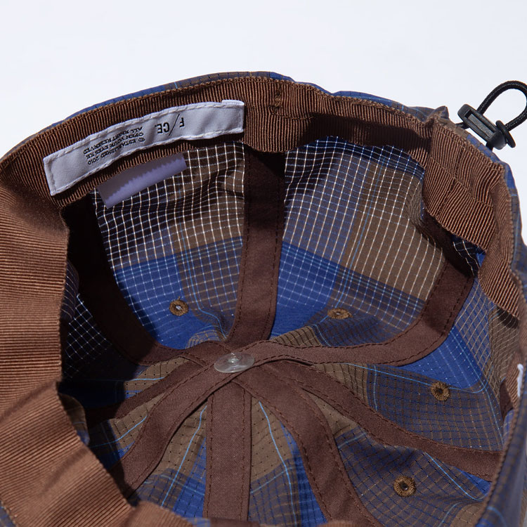 F/CE. エフシーイー DOTAIR CHECK 8 PANEL CAP / ドットエア チェック