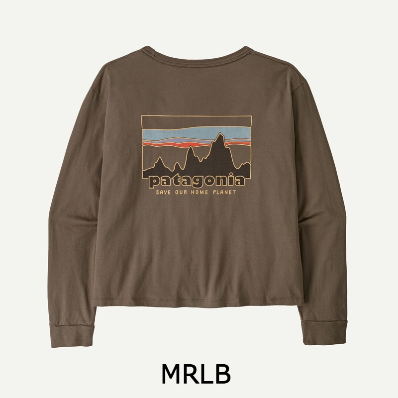 パタゴニア Patagonia ウィメンズ・ロングスリーブ・'73 スカイライン・イージーカット・オーガニック・Tシャツ　37833