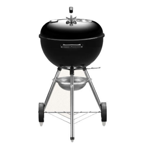 ウェーバー Weber オリジナルケトル チャコールグリル47cm 温度計付 黒 