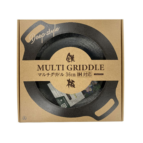 ジェイエイチキュー JHQ 鉄板マルチグリドル ディープ 36cm SIM1109ES
