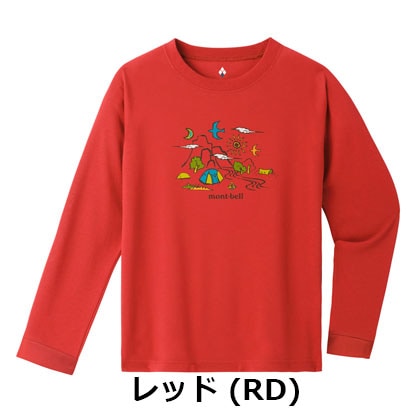 モンベル mont-bell （キッズ）WIC.ロングスリーブT Kid's キャンプ