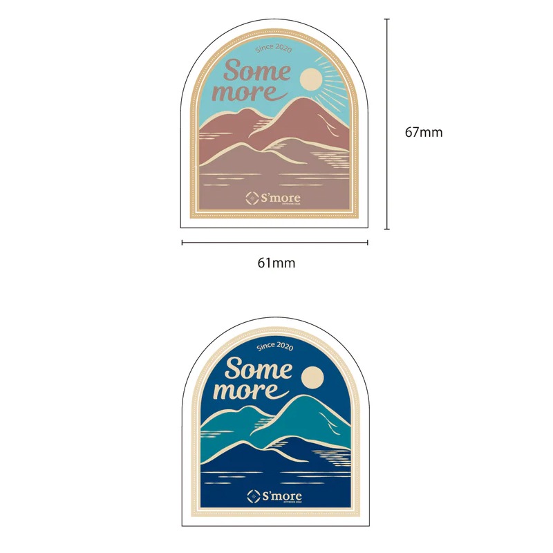 スモアS'more 【 Sticky 】 スティッキー ステッカー SMOstyaF01(01,02,03)