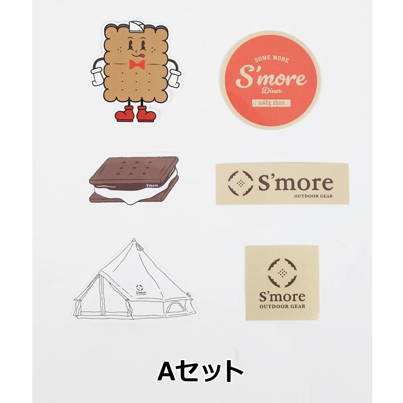 スモアS'more 【 Sticky 】 スティッキー ステッカー SMOstyaF01(01,02,03)