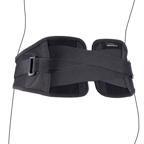 【セール】mont-bell モンベル サスペンダー付き ウェア 黒 L mont-bell モンベル| ウーマンズウェア