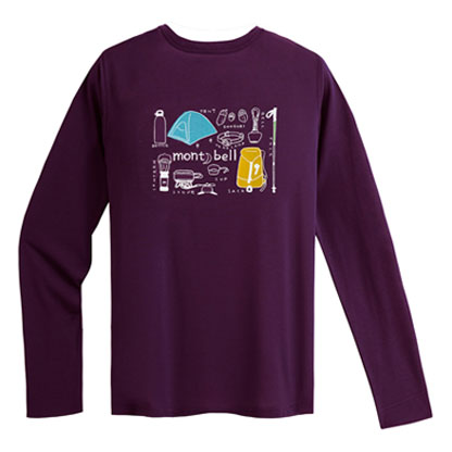 モンベル mont-bell WIC.ロングスリーブT Women's 山の道具(レディース)1114797