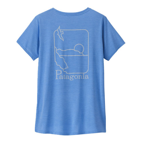 パタゴニア Patagonia　ウィメンズ・キャプリーン・クール・デイリー・グラフィック・シャツ（ウォーターズ）（レディース）45365