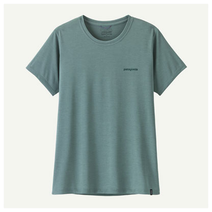 パタゴニア Patagonia ウィメンズ・キャプリーン・クール・デイリー・シャツ（ボードショーツ・ロゴ）45489