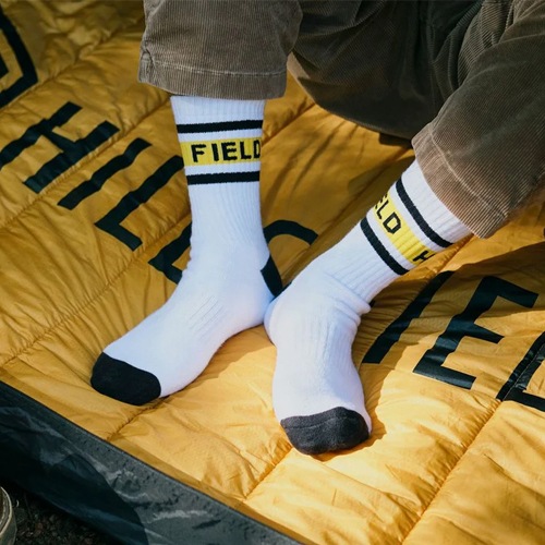 WARM LONG SOCKS ロゴソックス HILLS FIELD ヒルズフィールド 