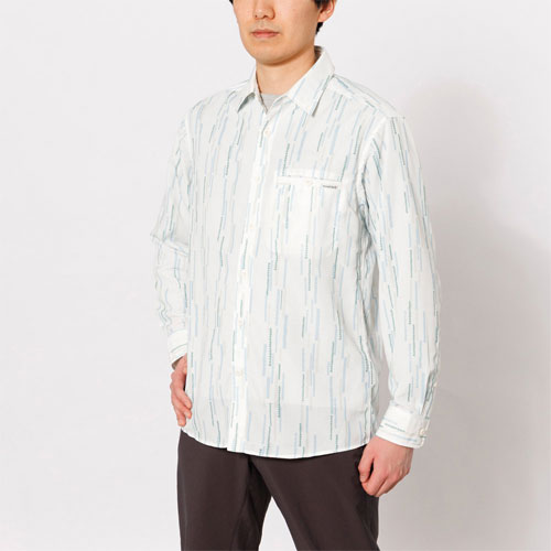 モンベル mont-bell WIC.ライト プリント ロングスリーブシャツ Men's