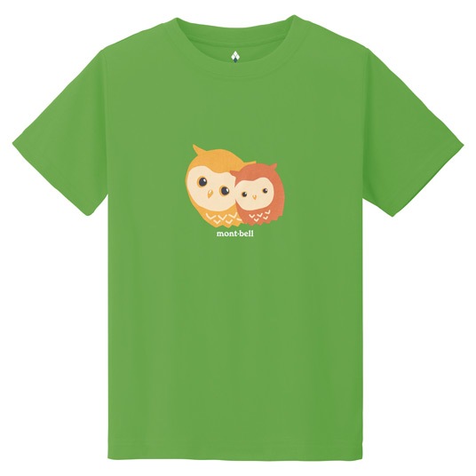 コットンT Kid's フクロウ親子 140-160（キッズ）モンベル mont-bell 2104896