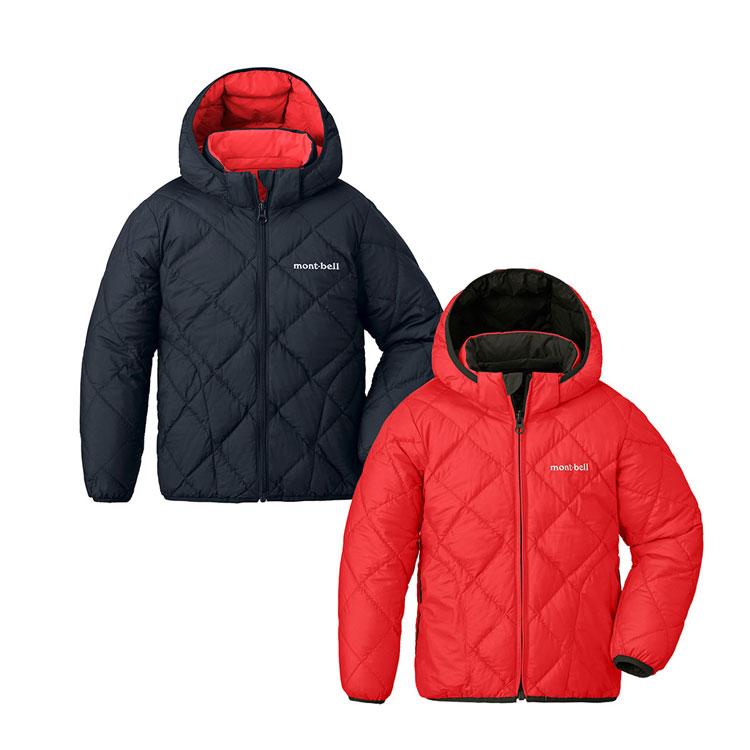 モンベル mont-bell （キッズ）リバーシブル ダウンパーカ Kid's 100-130　1101622
