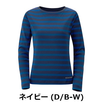 モンベル mont-bell WIC.ボーダー ロングスリーブT Women's