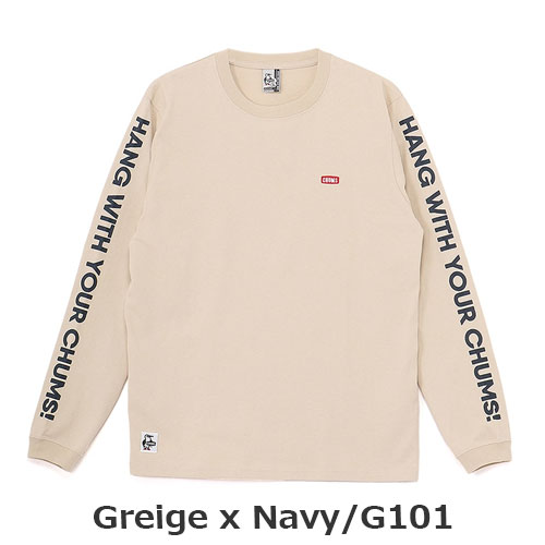 チャムス CHUMS HWYCブラッシュドロングスリーブTシャツ CH01-2669