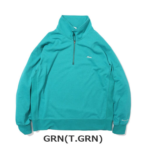 ナンガ NANGA ドライミックス テリー ハーフジップスウェット　N2530-1K103A