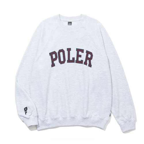 ポーラー POLeR　COLLEGE RAGLAN CREW　253MCV0036