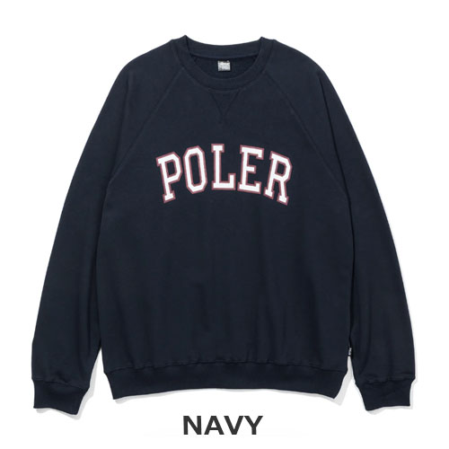 ポーラー POLeR　COLLEGE RAGLAN CREW　253MCV0036