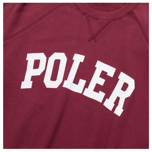 ポーラー POLeR　COLLEGE RAGLAN CREW　253MCV0036