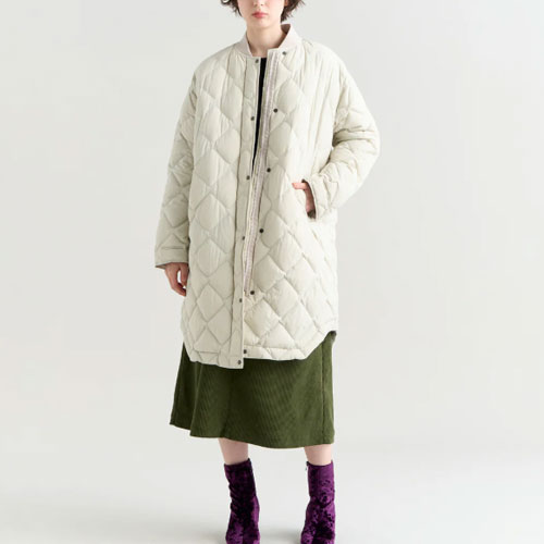 ナンガ NANGA リブカラーキルティッド ダウンコート (ウィメンズ) ND2442-1C603