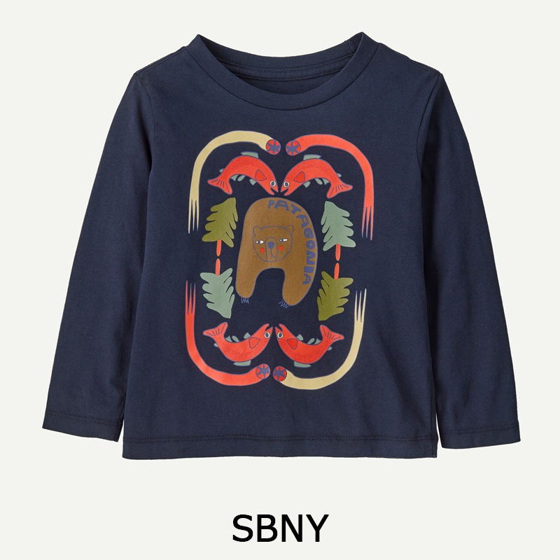 パタゴニア Patagonia ベビー・ロングスリーブ・グラフィック・Tシャツ　60400