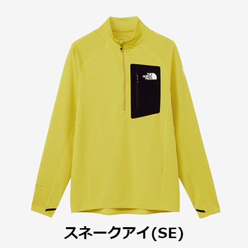 THE NORTH FACE　長袖ハーフジップ　NT12522 ザ・ノース・フェイス THE NORTH FACE エクスペディションドライドット