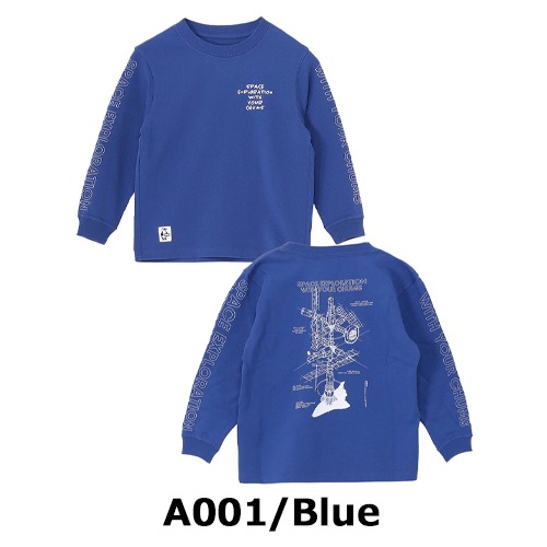 CHUMS チャムス キッズスペースドックロングスリーブTシャツ CH21-1430