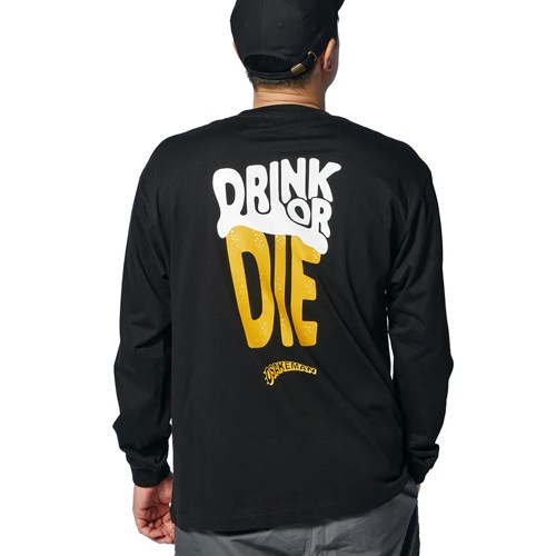 DRINK OR DIE L/S T-Shirt HF-LGT-DOD-W HILLS FIELD ヒルズフィールド