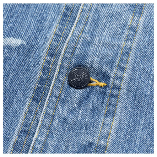 ポーラー POLeR　SHAWL COLLAR DENIM JACKET　253MCV0026