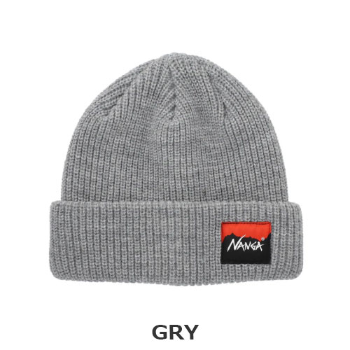 ナンガ NANGA ボックスロゴ バルキービーニー　N2532-3C059A