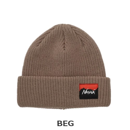 ナンガ NANGA ボックスロゴ バルキービーニー　N2532-3C059A