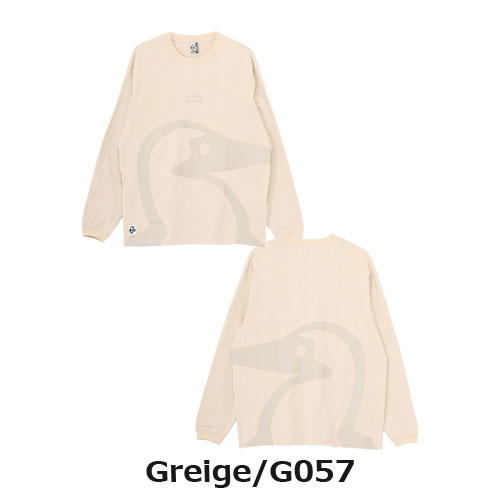チャムス CHUMS ビッグブービーブラッシュドロングスリーブTシャツ　CH01-2663
