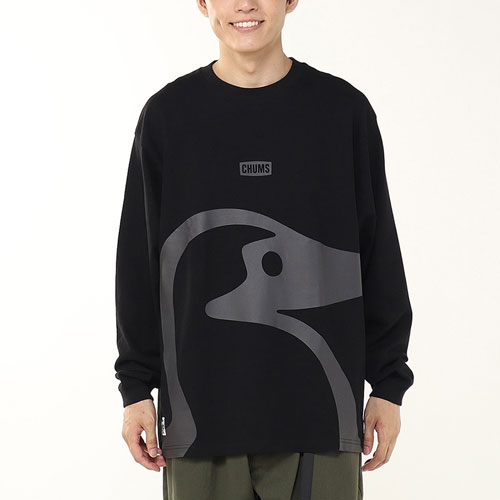 チャムス CHUMS ビッグブービーブラッシュドロングスリーブTシャツ　CH01-2663
