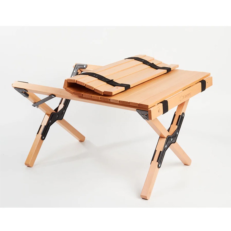 S'more ウッドテーブル S'more/スモア ウッディロールテーブル Sサイズ 天然木の折り畳み