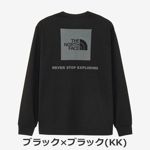 ザ・ノース・フェイス THE NORTH FACE　ロングスリーブバックスクエアロゴティー（メンズ）NT32442