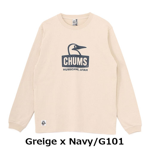 チャムス CHUMS ブービーフェイスブラッシュドロングスリーブTシャツ CH01-2667