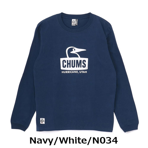 チャムス CHUMS ブービーフェイスブラッシュドロングスリーブTシャツ CH01-2667