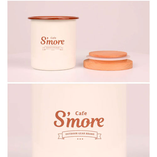 スモア S'more cafe s'more canister SmoEnmlacanister
