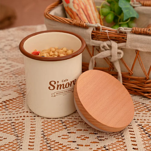 スモア S'more cafe s'more canister SmoEnmlacanister