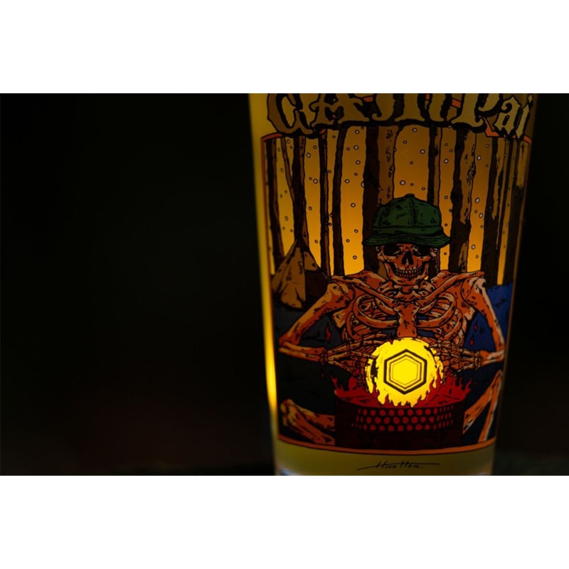 HILLS FIELD ヒルズフィールド オリジナルパイントグラス -キャンプぁ