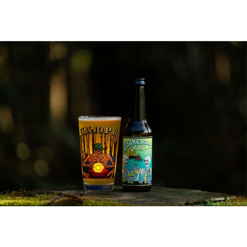 HILLS FIELD ヒルズフィールド オリジナルパイントグラス -キャンプぁ