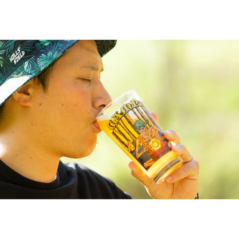 HILLS FIELD ヒルズフィールド オリジナルパイントグラス -キャンプぁ