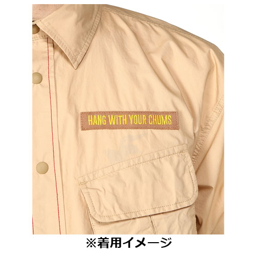 チャムス CHUMS レイトンオーバーサイズドショートスリーブシャツ