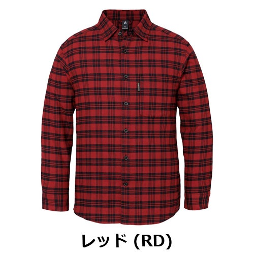 あ Mサイズラインストーン付きオーバーサイズネルシャツ モンベル mont-bell コアスパン ネルシャツ Men's（メンズ）2104778