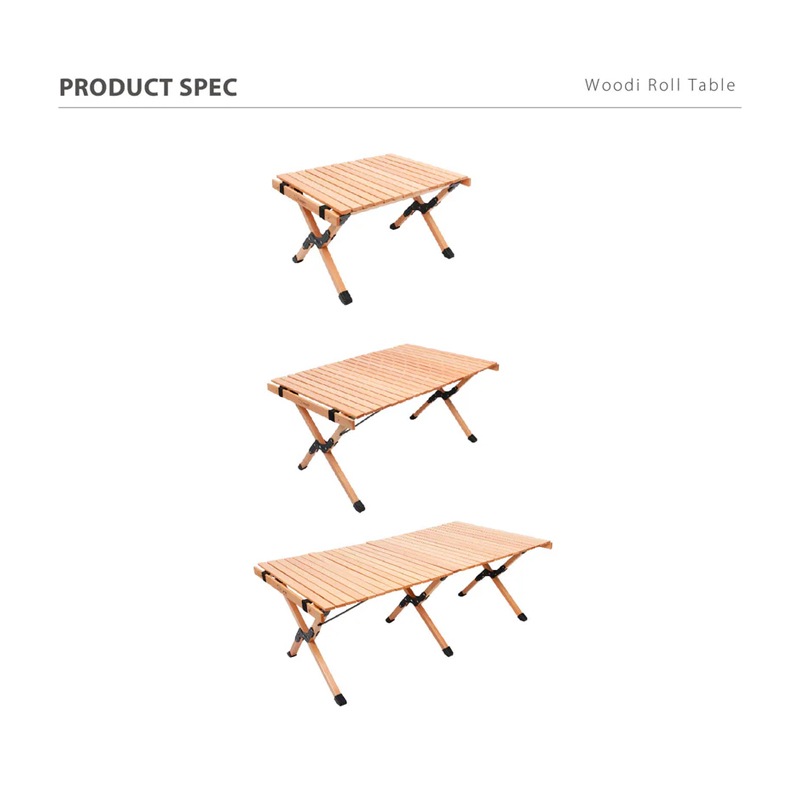 スモアS'more【 Woodi Roll Table M】ウッディロールテーブルM SMORSRT001A90BEG