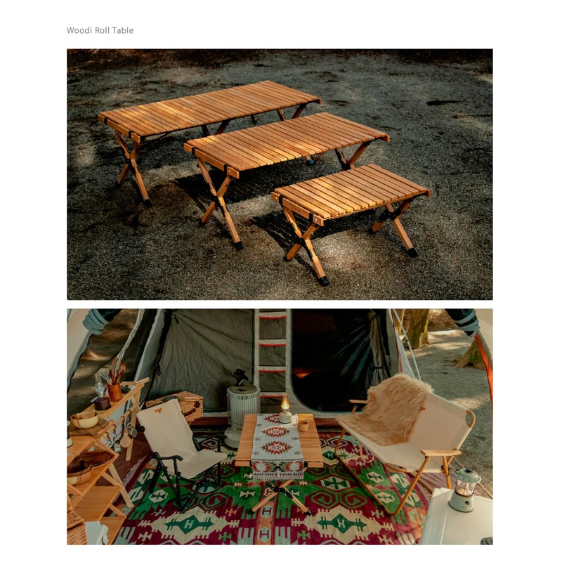 スモアS'more【 Woodi Roll Table M】ウッディロールテーブルM SMORSRT001A90BEG